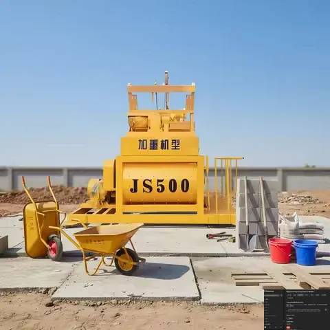 JS500 Construction & Precast Plant Concrete Mixer