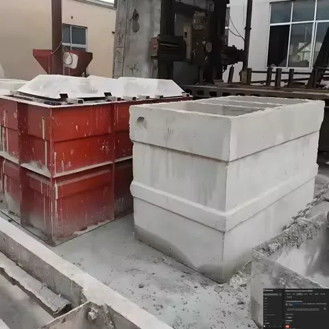 Engineered Precast Concrete Septic Tank Mold
