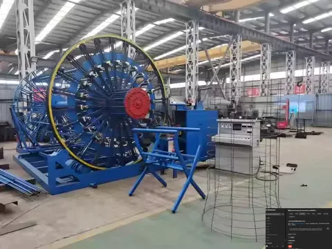 High-Efficiency Concrete Pipe Steel Cage Welding Machine